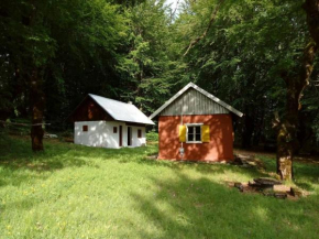 Calm cabins in the nature